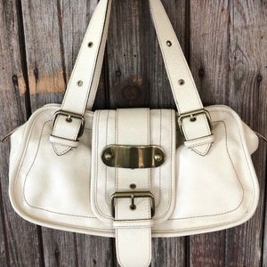 Marc Jacobs Adina Cream Leather Handbag Vintage